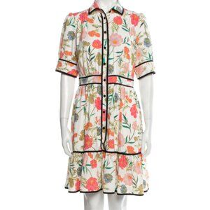 Kate Spade Floral Print Shirt Dress Size 6
